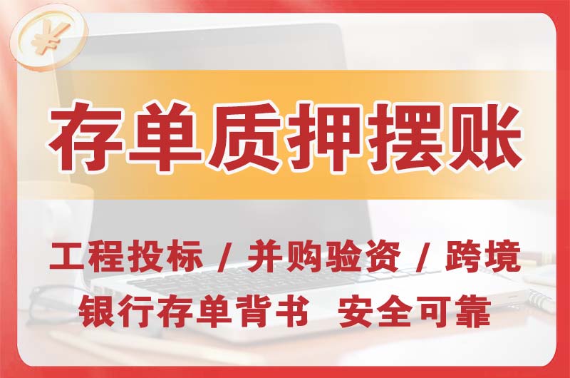 东源大额存单质押摆账